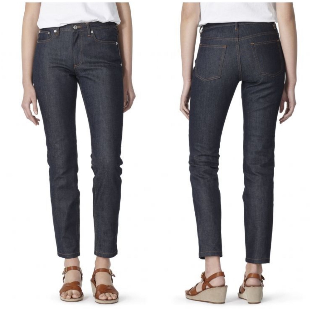 A.P.C. High Standard Indigo Slim Fit Ankle Jeans size 27